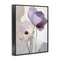 Stupell Industries Lavender Haze Floral Pair Framed Giclee, design by Riley B